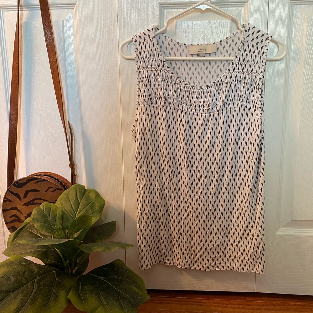 LOFT Sleeveless Cotton Tank